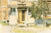 Carl Larsson The Veranda painting